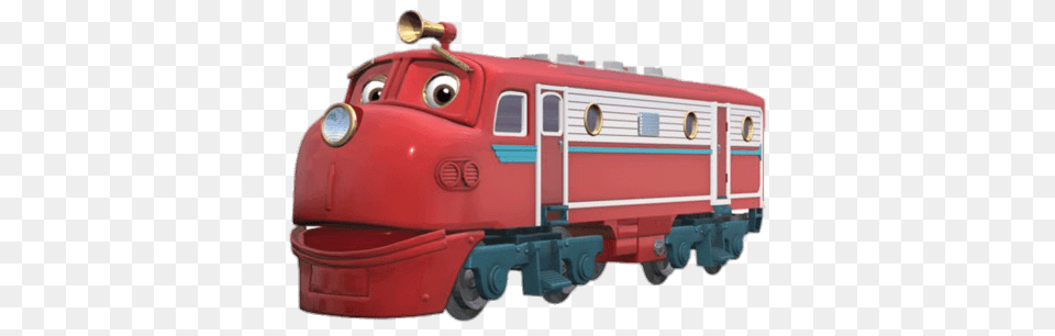 Chuggington Character Wilson The Red Engine, Locomotive, Railway, Train, Transportation Free Transparent Png