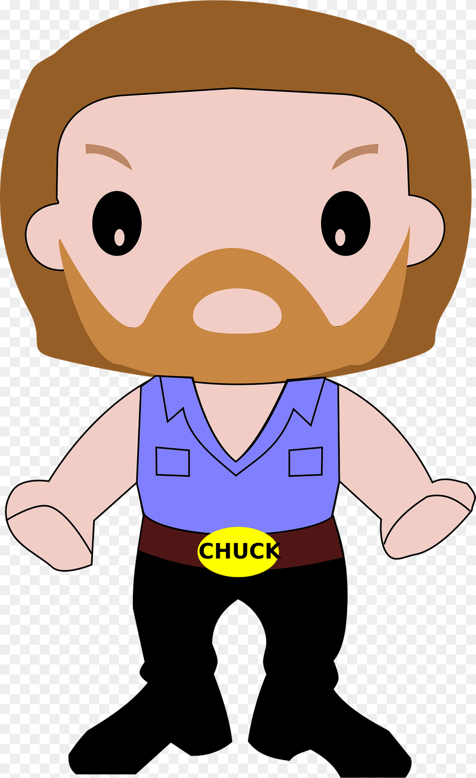 Chuk Norris Clipart, Baby, Person, Face, Head Png Image