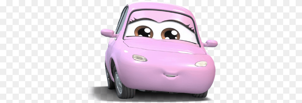 Chuki Cars Movie Pink Car, Purple, Transportation, Vehicle Free Png