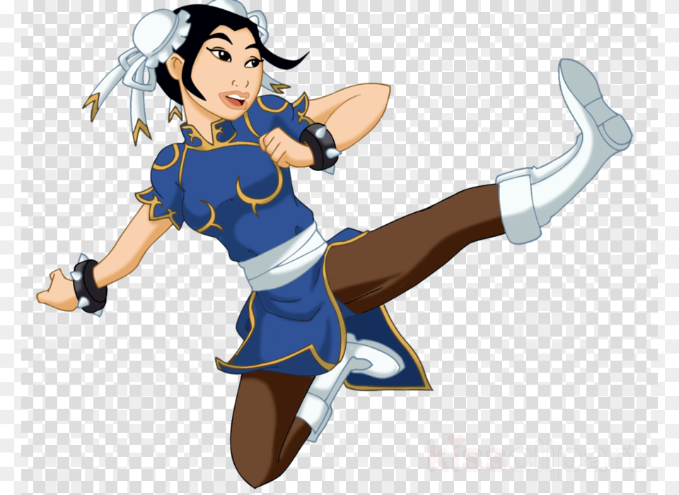 Chun Li Clipart Chun Li Fa Mulan, Book, Comics, Publication, Face Free Transparent Png