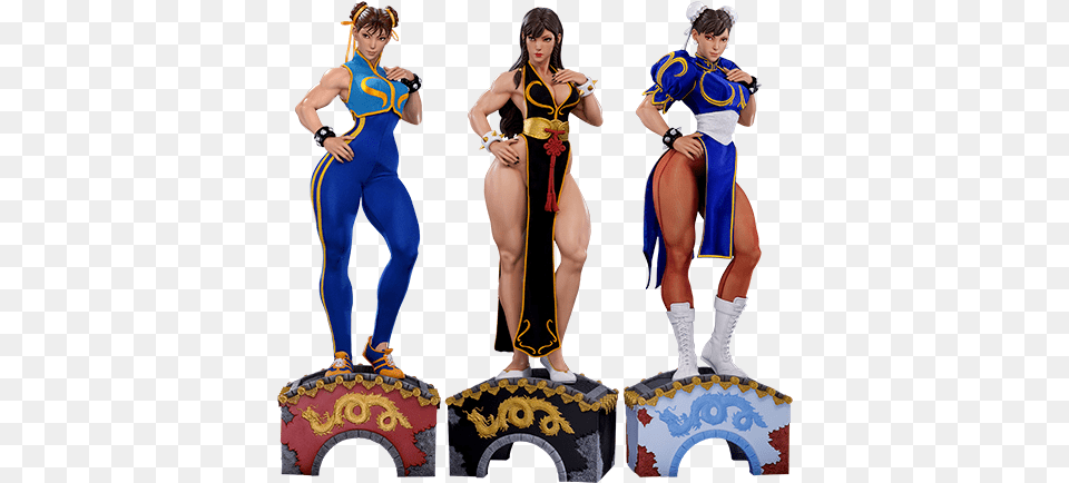 Chun Li Legacy Collectible Set Pop Culture Shock Collectibles, Adult, Clothing, Costume, Female Png Image