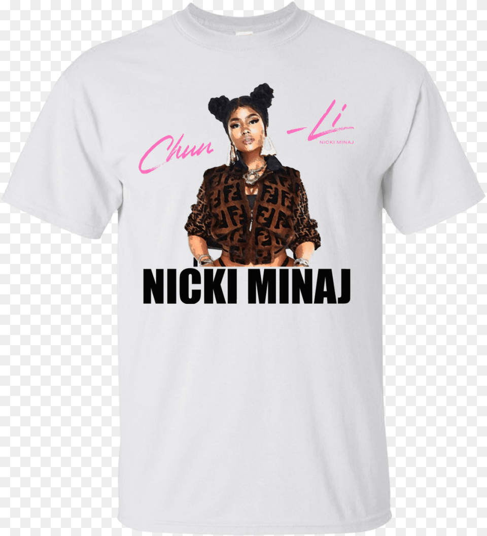 Chun Li Nicki Minaj Thong, Adult, T-shirt, Shirt, Person Free Transparent Png