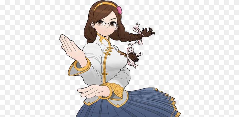 Chun Li School Uniform Street Fighter 30th Anniversary Tribute, Adult, Female, Person, Woman Png Image