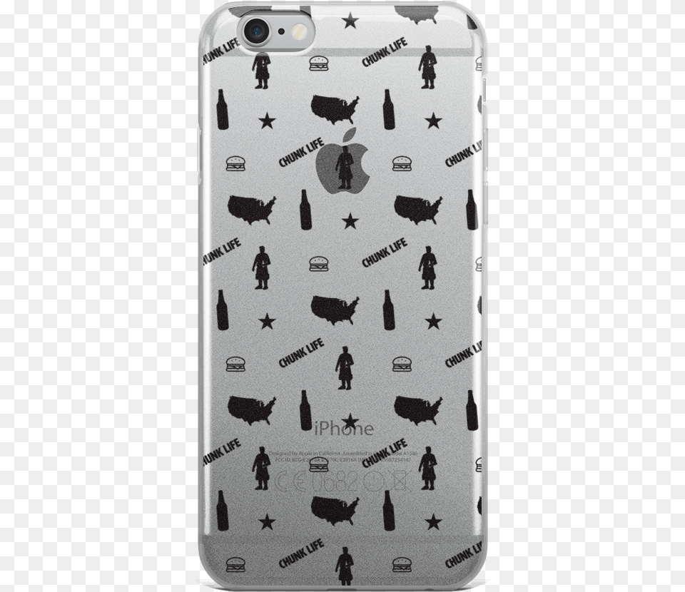 Chunk Life Pattern Iphone Case Iphone, Electronics, Mobile Phone, Phone, Person Free Png Download