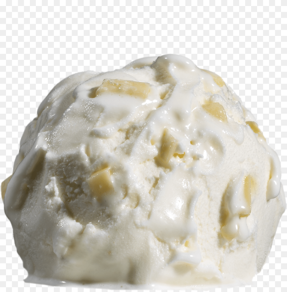 Chunky White Chocolate Ball Ice Cream Free Png Download