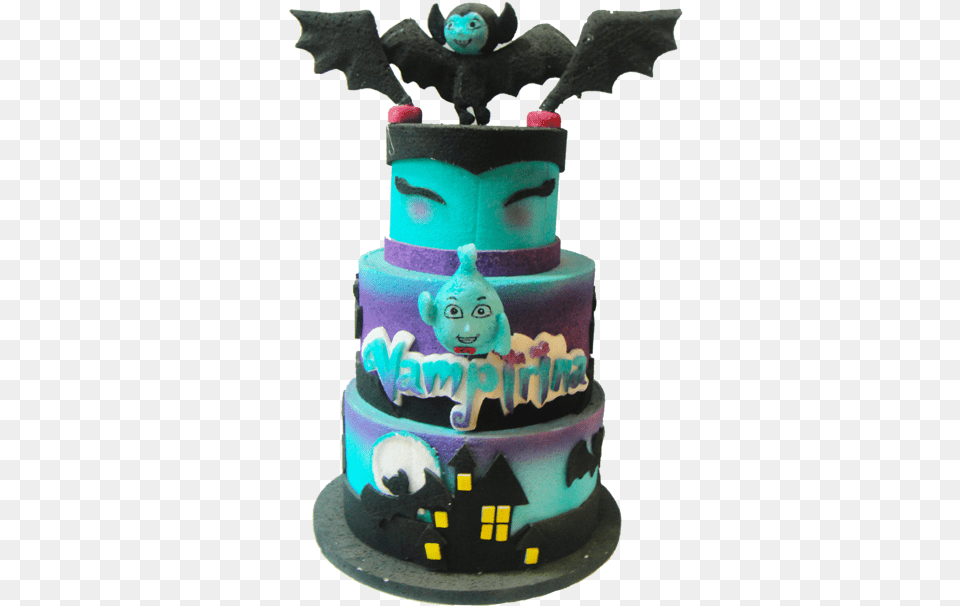 Chupetero De Vampirina Cake Decorating, Birthday Cake, Cream, Dessert, Food Png