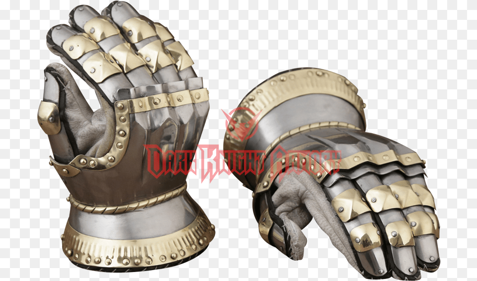 Churberg Hourglass Gauntlets Middle Age Hand Armor, Baseball, Baseball Glove, Clothing, Glove Free Png