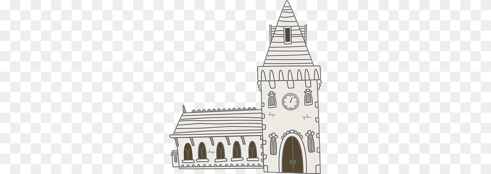 Church Architecture, Building, Clock Tower, Tower Free Png