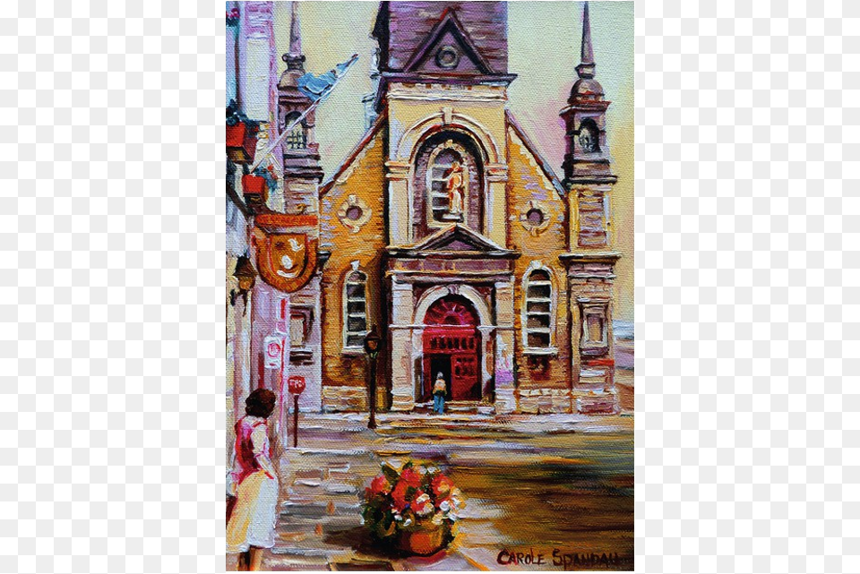 Church Bonsecours In Montreal Carol Spandau Paintings, Art, Painting, Child, Female Free Png
