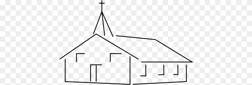 Church Building 01 Icons Church Clip Art, Gray Free Png Download