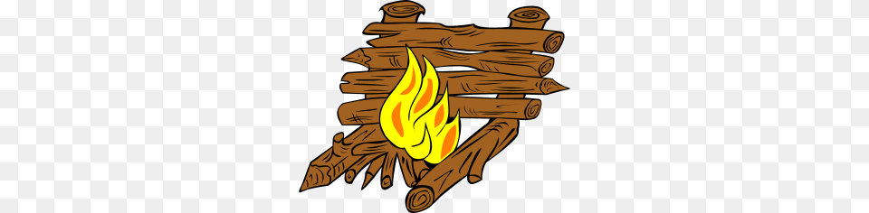 Church Camp Clip Art, Fire, Flame, Wood, Person Png