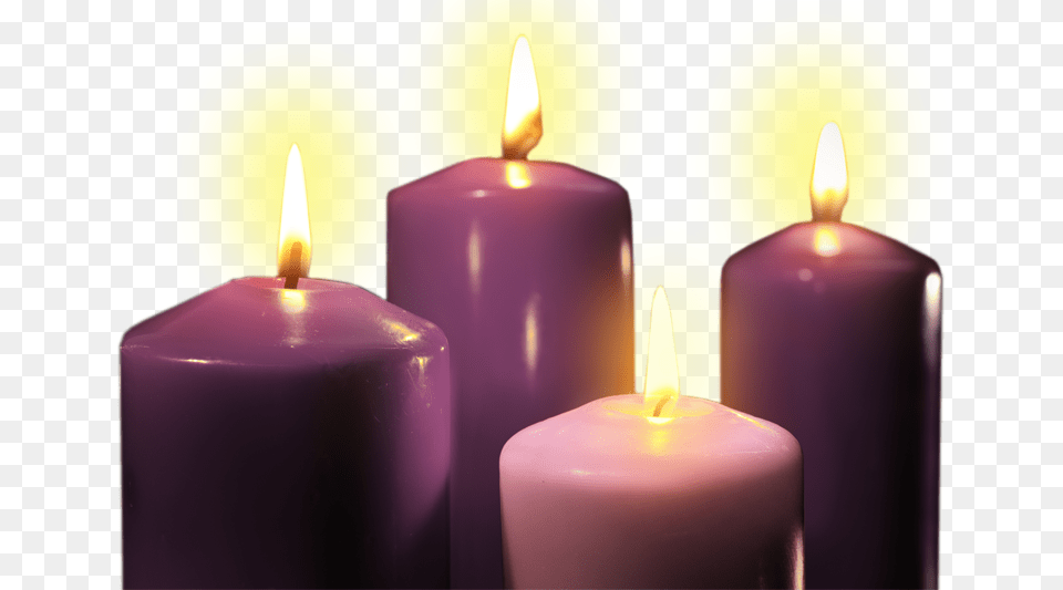 Church Candles Purple Clipart Candle Picture Free Transparent Png