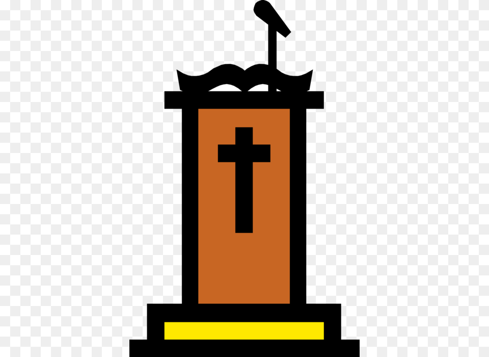 Church Cathedral Pulpit, Cross, Symbol, Altar, Architecture Png Image