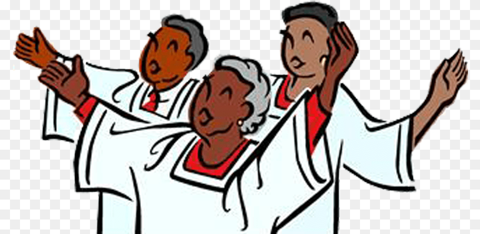 Church Choir Gospel Music Cartoon, Martial Arts, Person, Sport, Baby Free Transparent Png