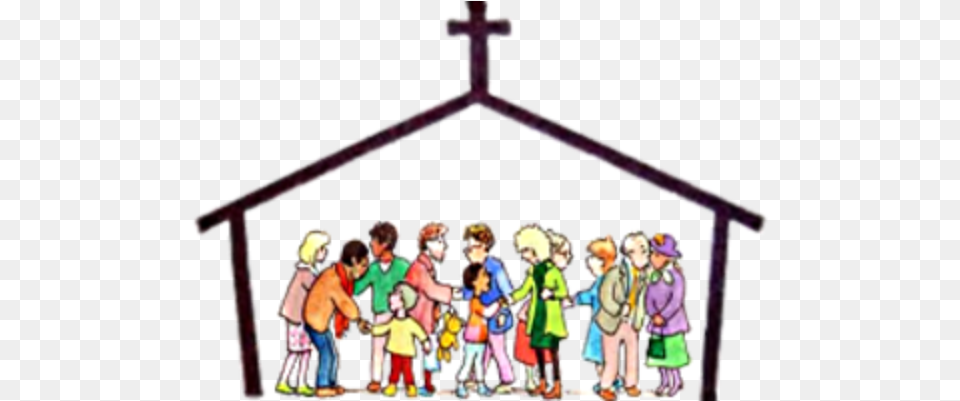 Church Clipart Community Family Mass, Boy, Child, Person, Male Free Png