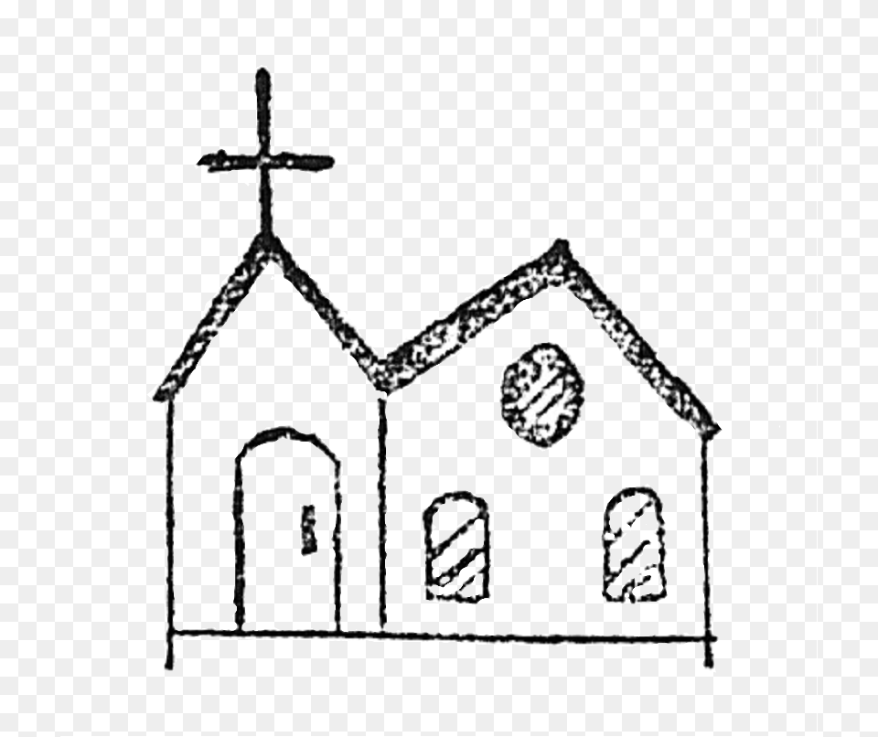 Church Drawing Easy Simple, Altar, Architecture, Building, Prayer Png Image