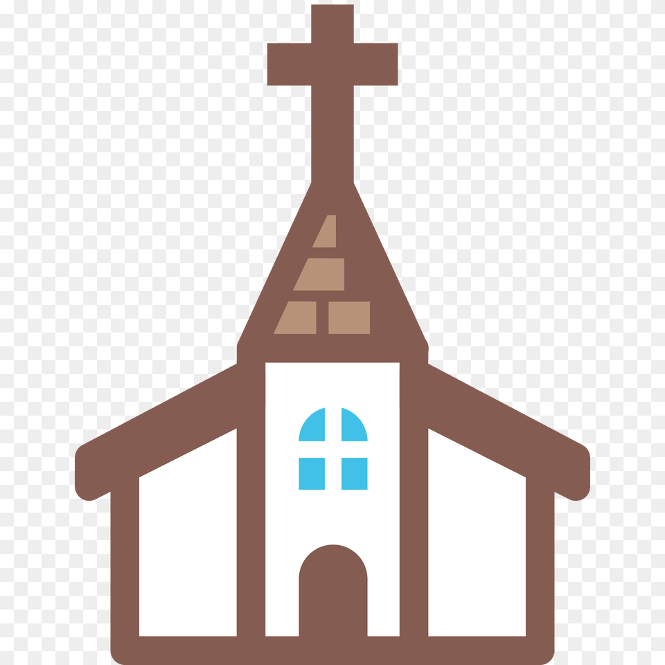 Church Emoji Clipart, Cross, Symbol, Architecture, Building Free Transparent Png