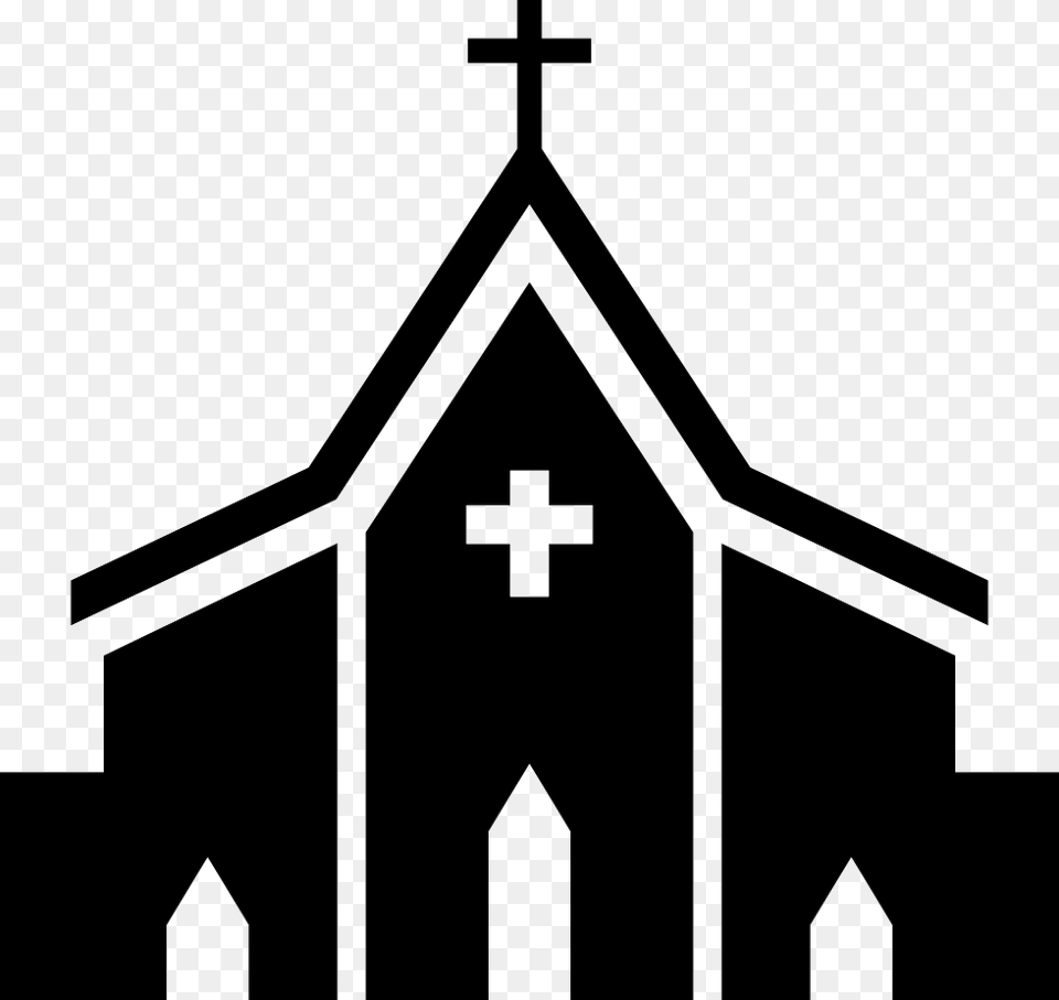 Church Icon, Architecture, Building, Cathedral, Cross Png Image