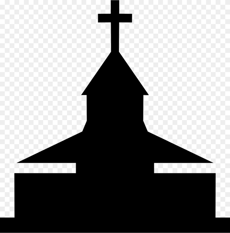 Church Icon Clipart Church Steeple On Transparent Background, Cross, Silhouette, Symbol Png