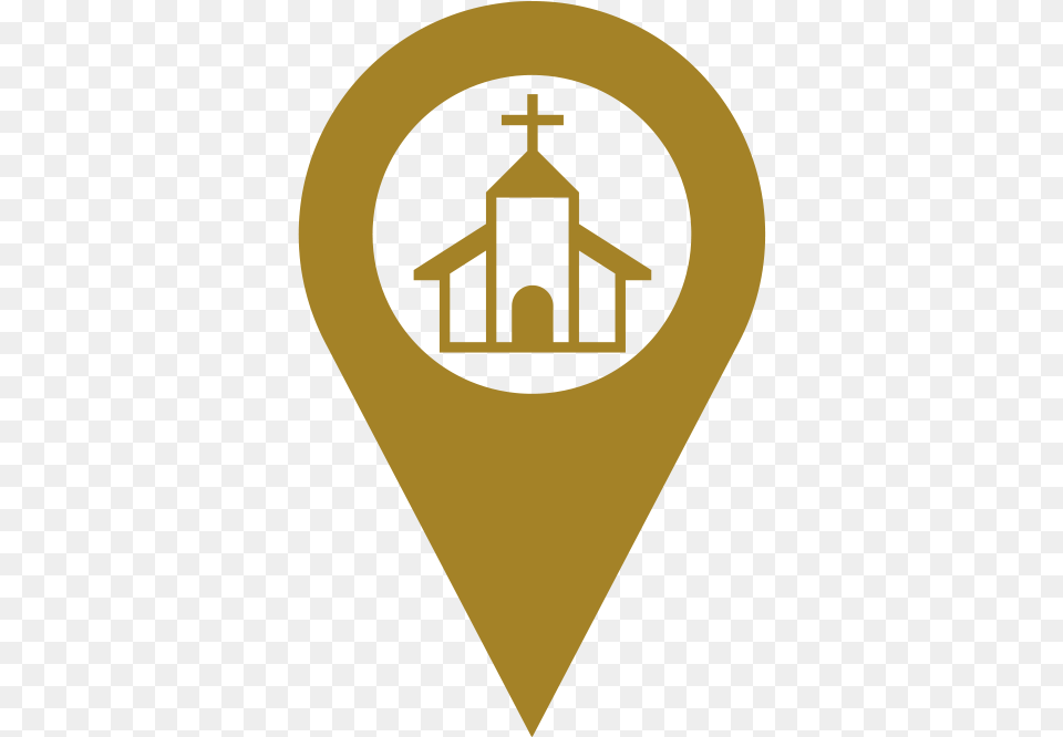 Church Icon Gold, Symbol Free Transparent Png