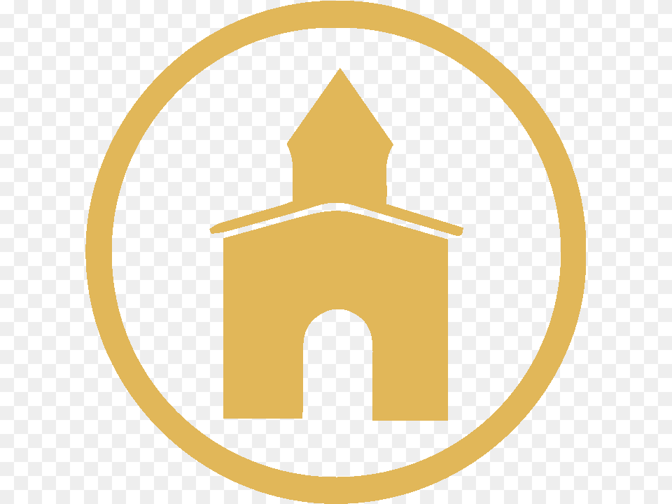 Church Icon Yellow, Architecture, Bell Tower, Building, Tower Free Transparent Png