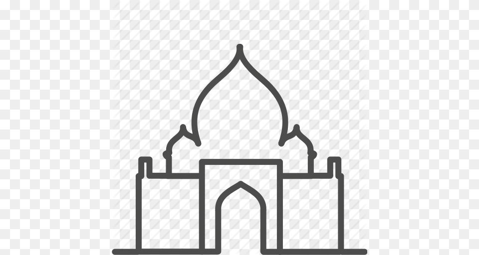 Church India Mosque Taj Mahal Tomb Icon, Arch, Architecture, Altar, Building Png Image