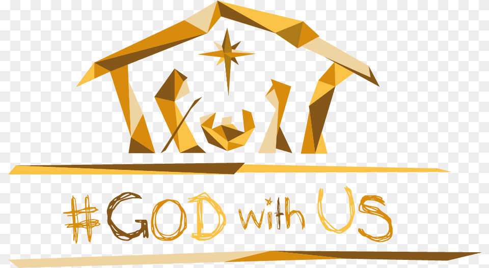 Church Of England 2017 Christmas Logo Christmas God With Us Png Image