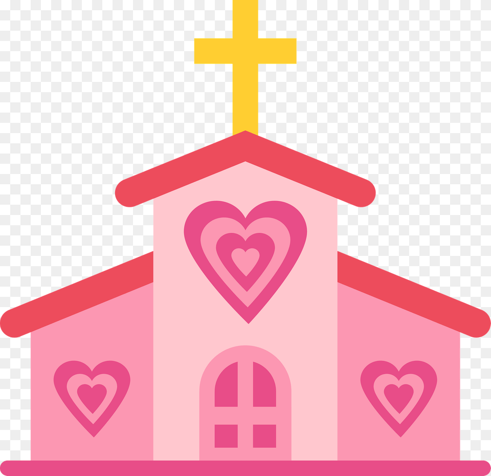 Church Of Love Clipart, Cross, Symbol Free Png