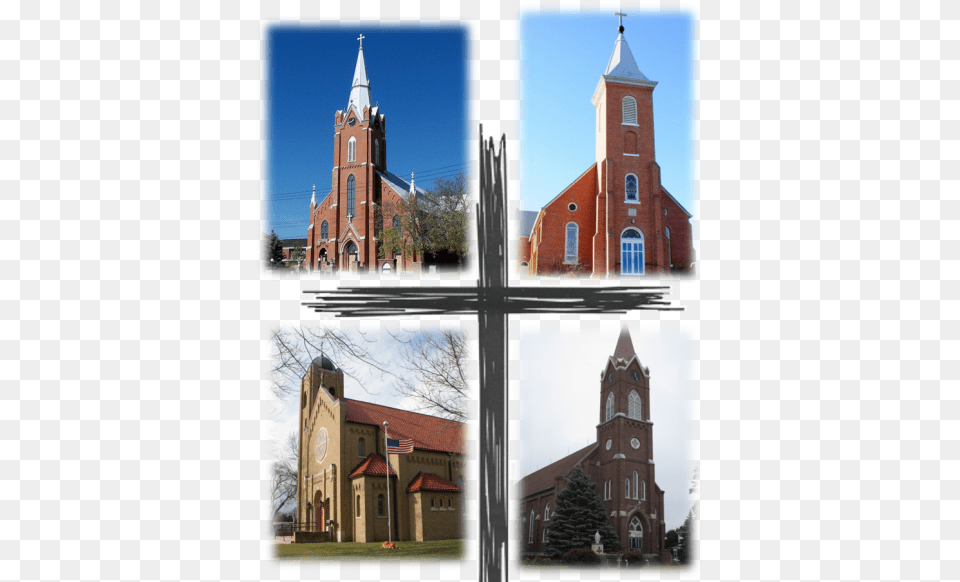 Church Of The Assumption Of The Blessed Virgin Mary Assumption Of Mary, Architecture, Spire, Collage, Clock Tower Png