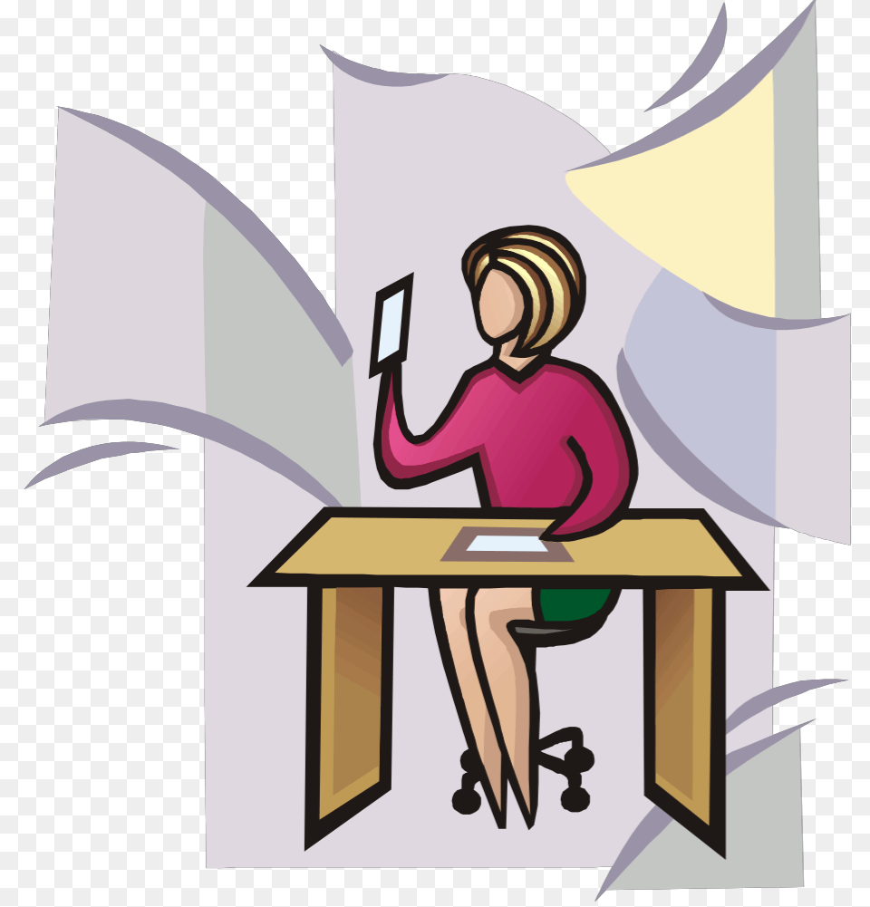 Church Office Skills Effective, Desk, Furniture, Table, Art Png