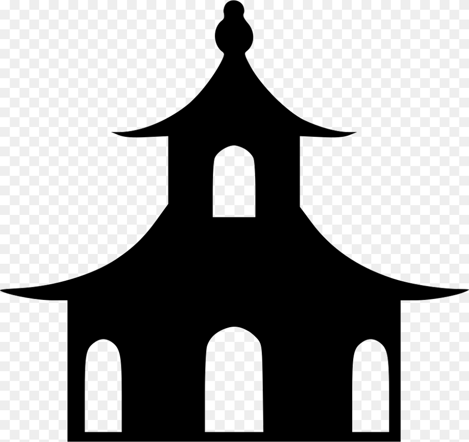 Church Silhouette Clip Art Church Symbol On Map, Architecture, Bell Tower, Building, Tower Free Transparent Png
