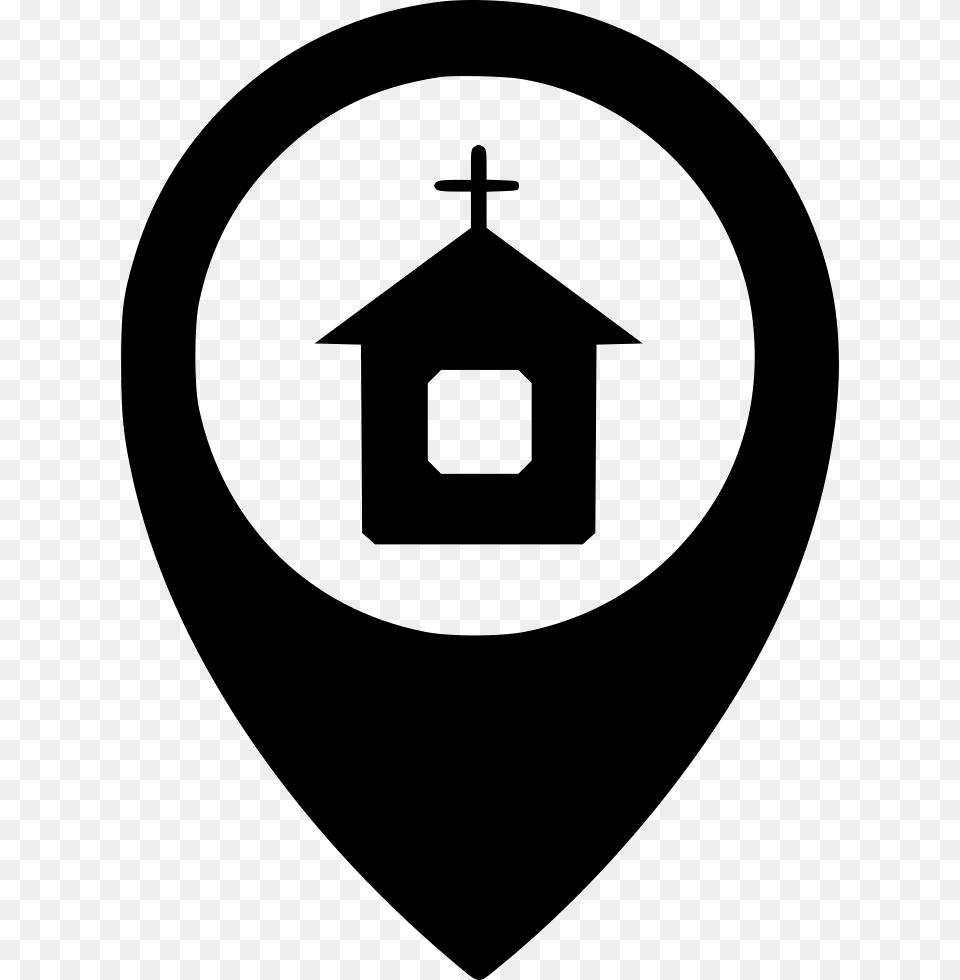 Church Simbolo De De Igreja, Stencil, Symbol, Disk Free Png