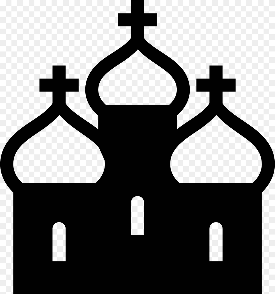 Church Symbol Orthodox Church Symbol, Gray Free Transparent Png