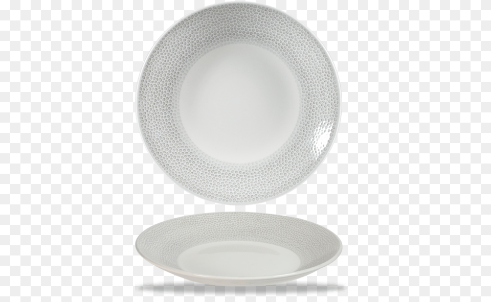 Churchill Isla Shale Grey Spinwash Deep Coupe Plate Circle, Art, Saucer, Food, Meal Png