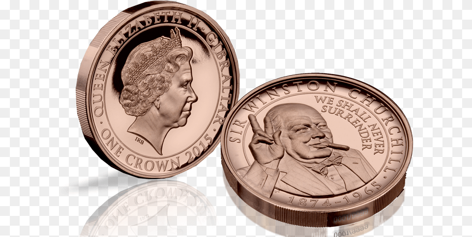 Churchill Rose Winston Churchill Rose Gold Coin, Adult, Male, Man, Money Free Transparent Png