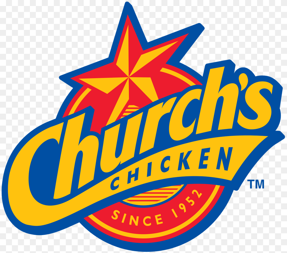 Churchs Chicken, Logo, Symbol, Dynamite, Weapon Free Transparent Png
