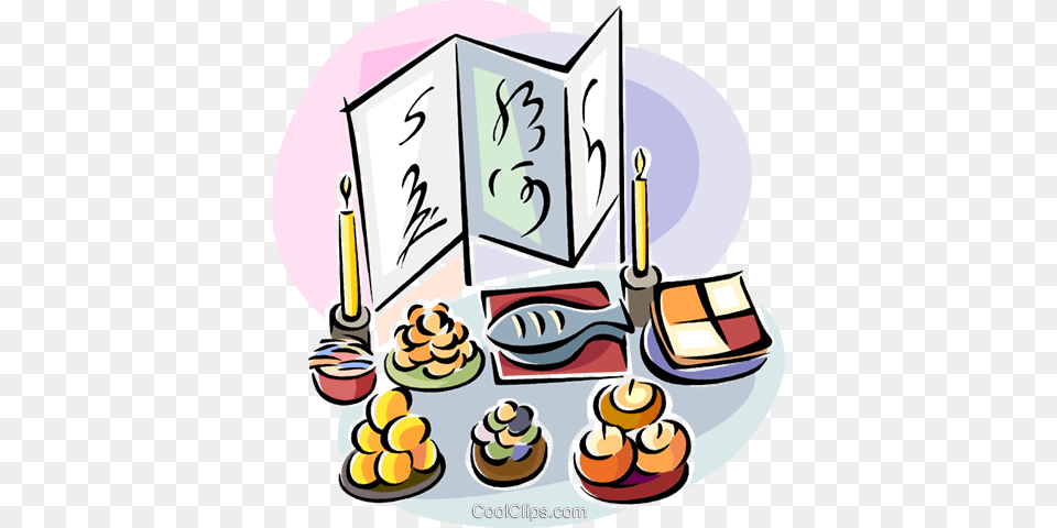 Chusok Food Korean Harvest Day Dinner Royalty Vector Clip, Person, People, Altar, Architecture Png Image