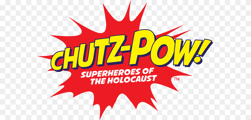 Chutz Pow Superheroes Of The Holocaust Is An Art Exhibit Logo, Leaf, Plant Free Png