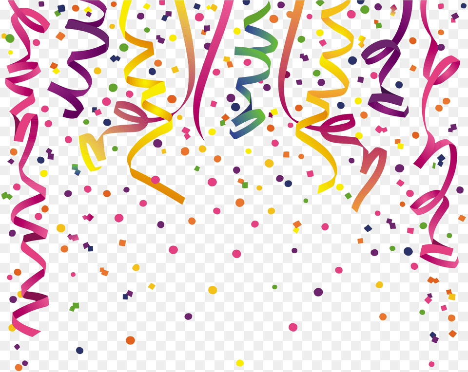 Chuva De Confete E Serpentina, Confetti, Paper Png