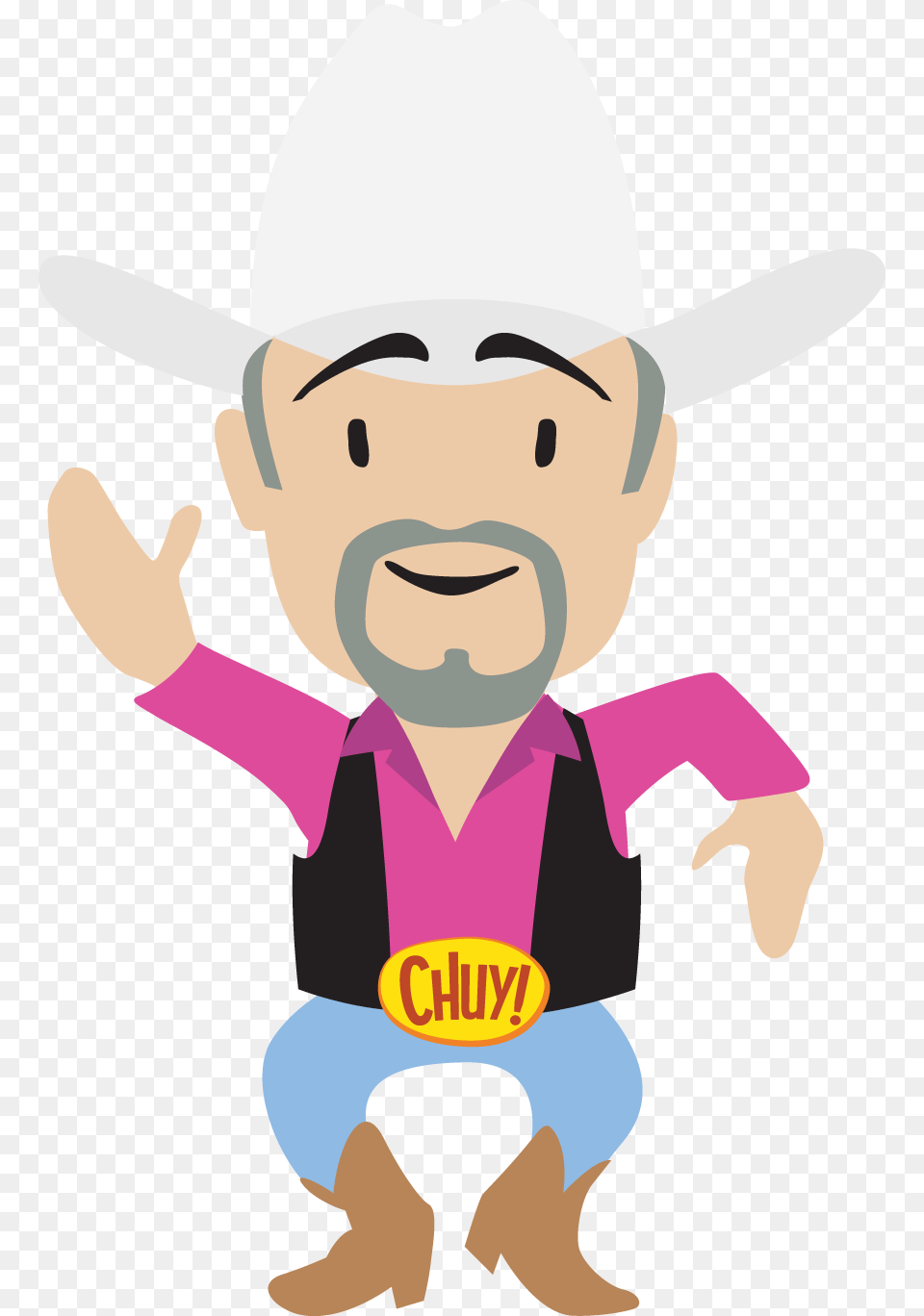 Chuy Pink Shirt And White Hat Shirt, Clothing, Baby, Person, Face Free Png