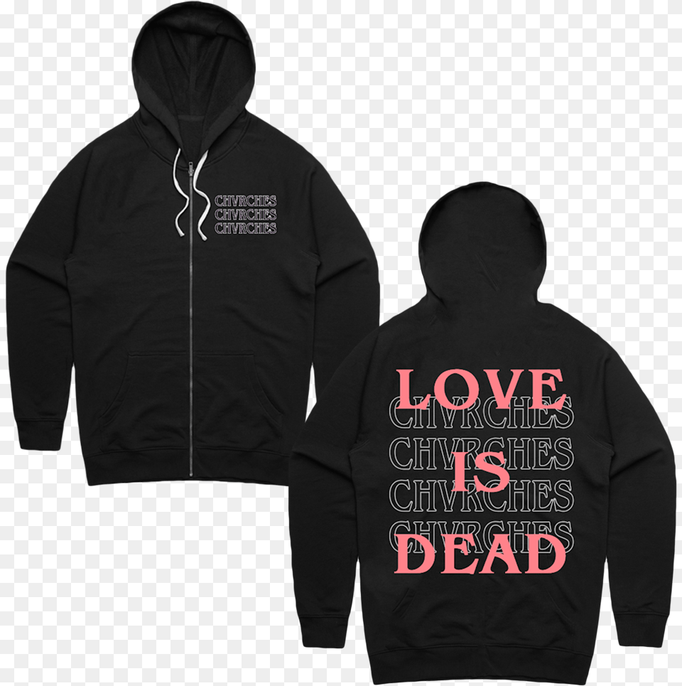 Chvrches Merch Hoodie, Clothing, Hood, Knitwear, Sweater Free Png