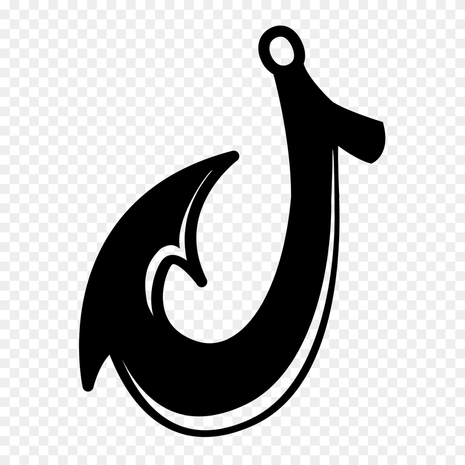 Ci In Hi Fish Hook, Gray Png