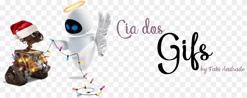 Cia Dos Gifs Wall E And Eve Christmas, People, Person, Baby Free Png