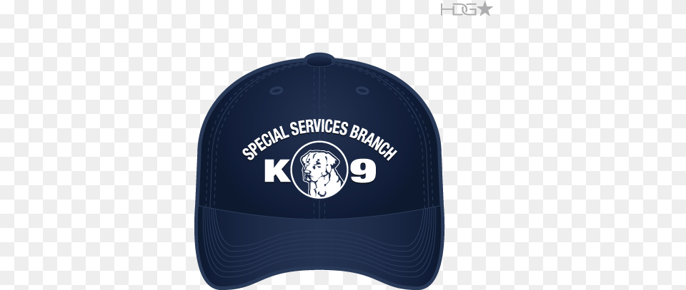 Cia Police K 9 Unit Dark Navy Flexfit Hat Police K9 Ball Cap, Baseball Cap, Clothing, Swimwear, Pet Free Png