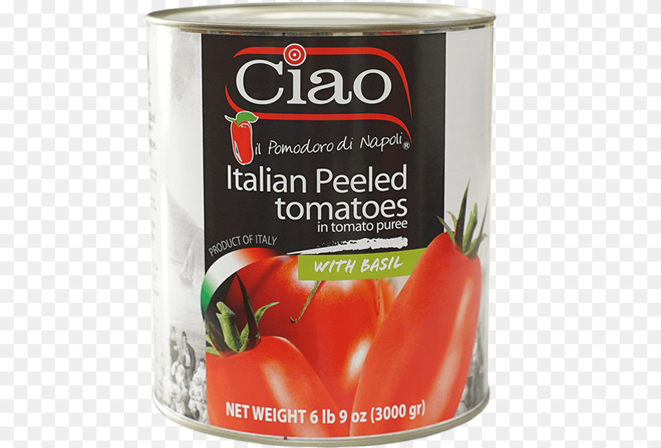 Ciao Whole Peeled Tomatoes, Aluminium, Tin, Can, Food Free Transparent Png