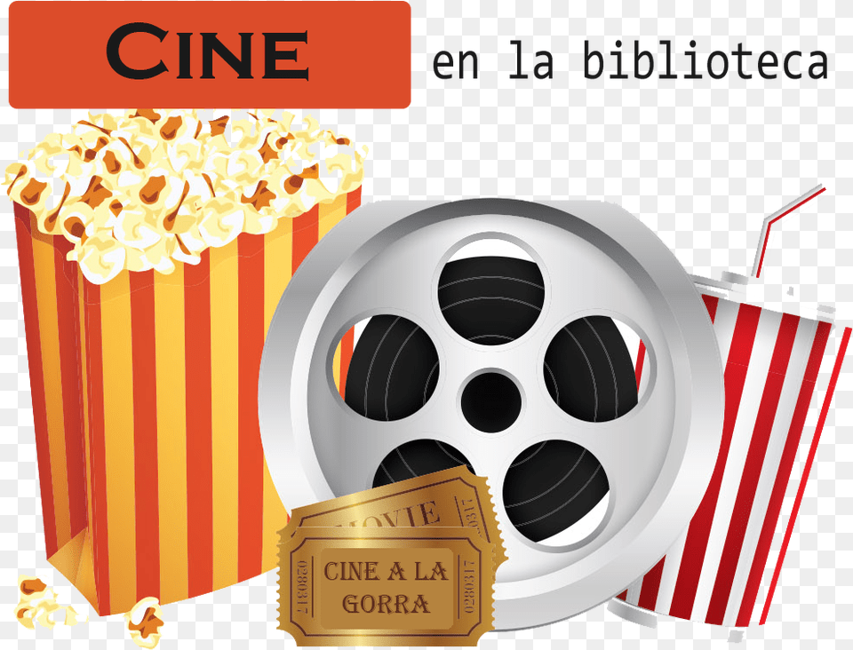 Ciclo De Cine Para Chicos En La Biblioteca Pop Corn Vector, Food, Popcorn, Snack Png Image