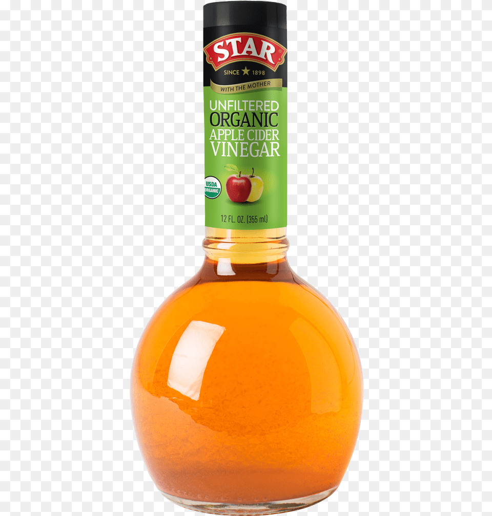 Cider Vinegar Borges With Apple Logo, Beverage, Food, Juice, Ketchup Free Transparent Png
