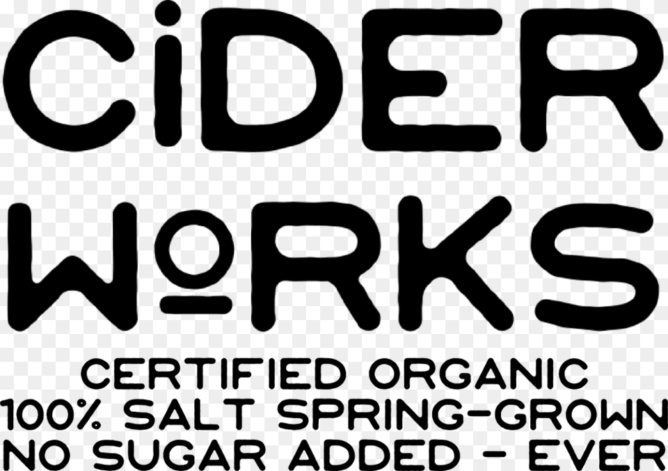 Ciderworks Logo Square Organicssi Poster, Gray Png