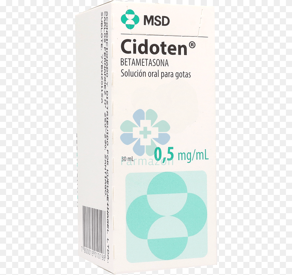 Cidoten Solucin Oral Para Gotas 05 Mgml X 30 Ml Packaging And Labeling, Box, Cardboard, Carton Png Image