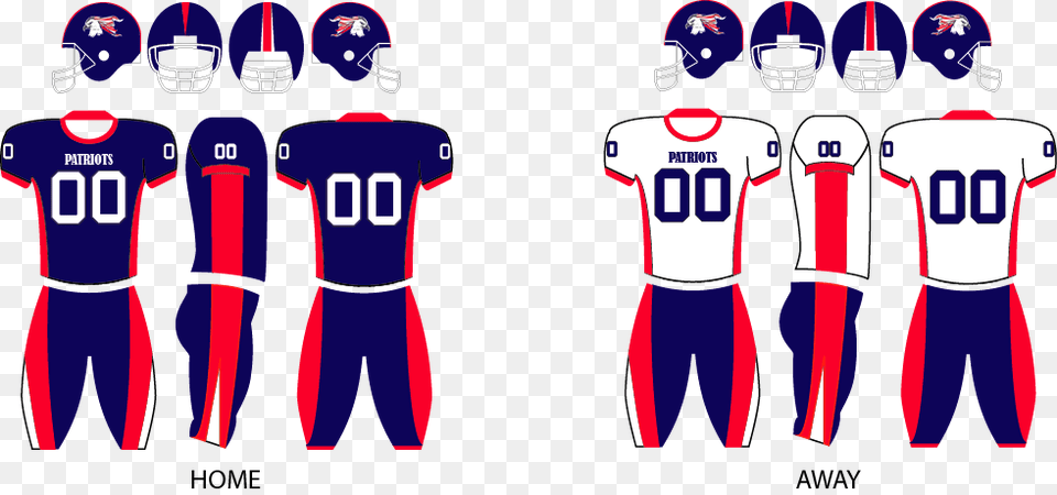 Cifl Uniform Porthuron Patriot Uniform History, Clothing, Shirt, Helmet, Person Png Image